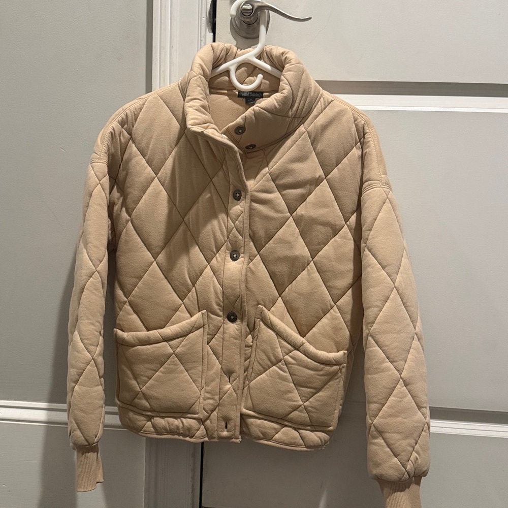 Wild Fable Beige Quilted Jacket